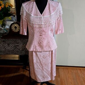 Vintage Jessica Howard 2 Piece dress Outfit GC